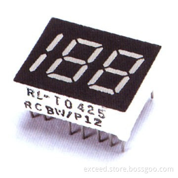 Triple Digit 7 Segment LED Display